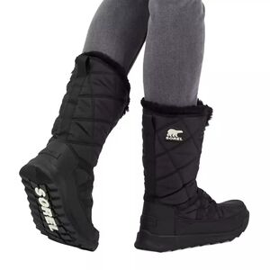 Sorel Women's Black Quilted Winter Boots